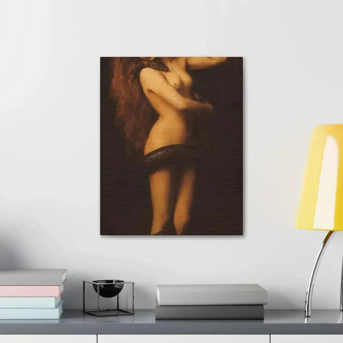 John Collier (1850-1934) Lilith - 1887 - Canvas Wall Art - The Sticker Space