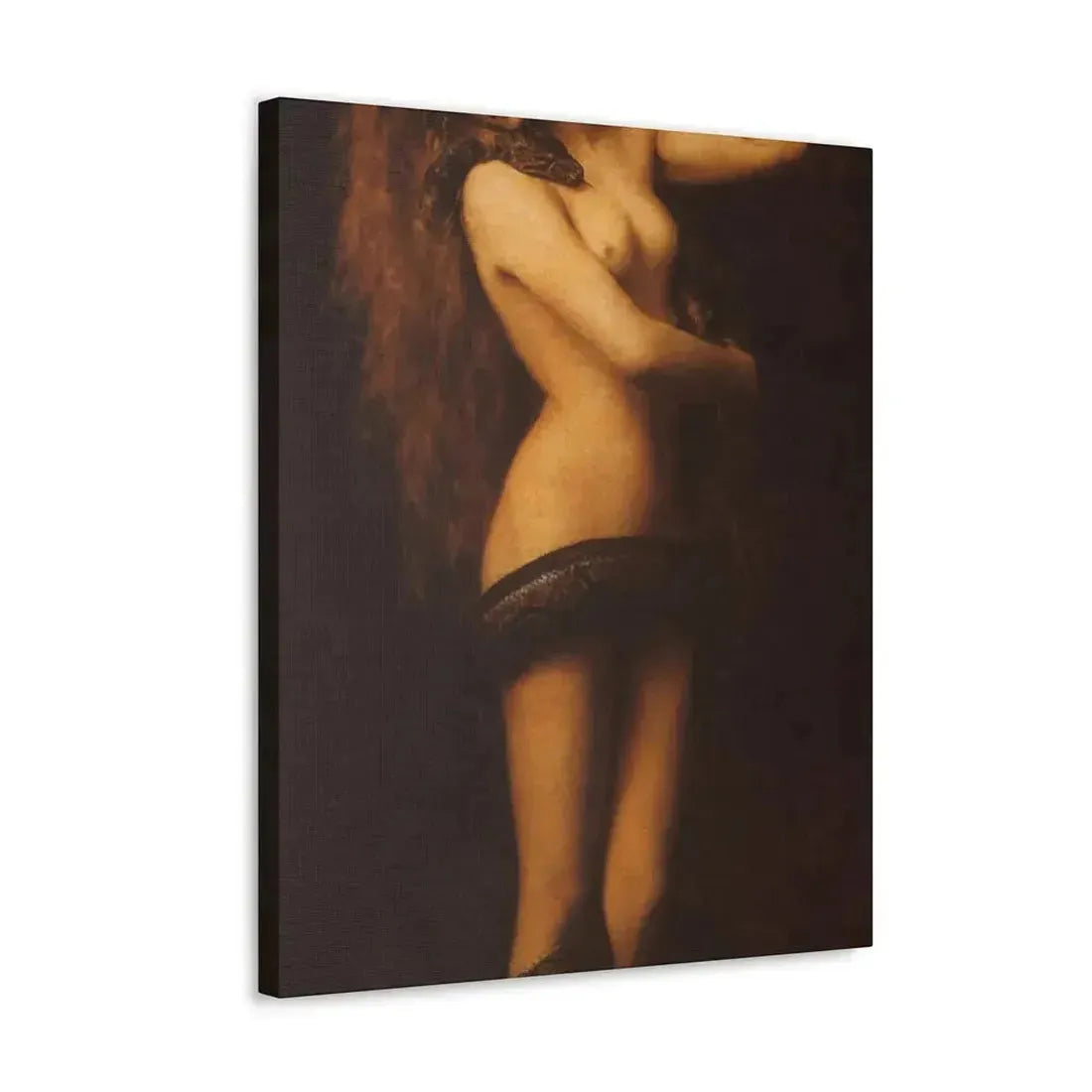 John Collier (1850-1934) Lilith - 1887 - Canvas Wall Art - The Sticker Space