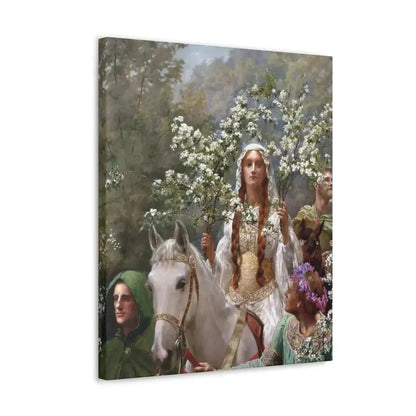 John Collier (1850-1934) Queen Guinevere's Maying - 1900 - Canvas Wall Art - The Sticker Space