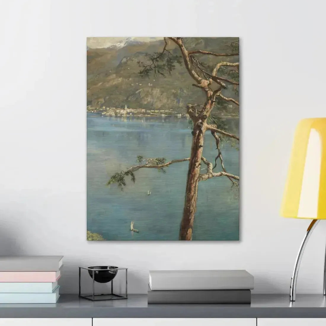 John Collier (1850-1934) Spring at Cadenabbia - Canvas Wall Art - The Sticker Space