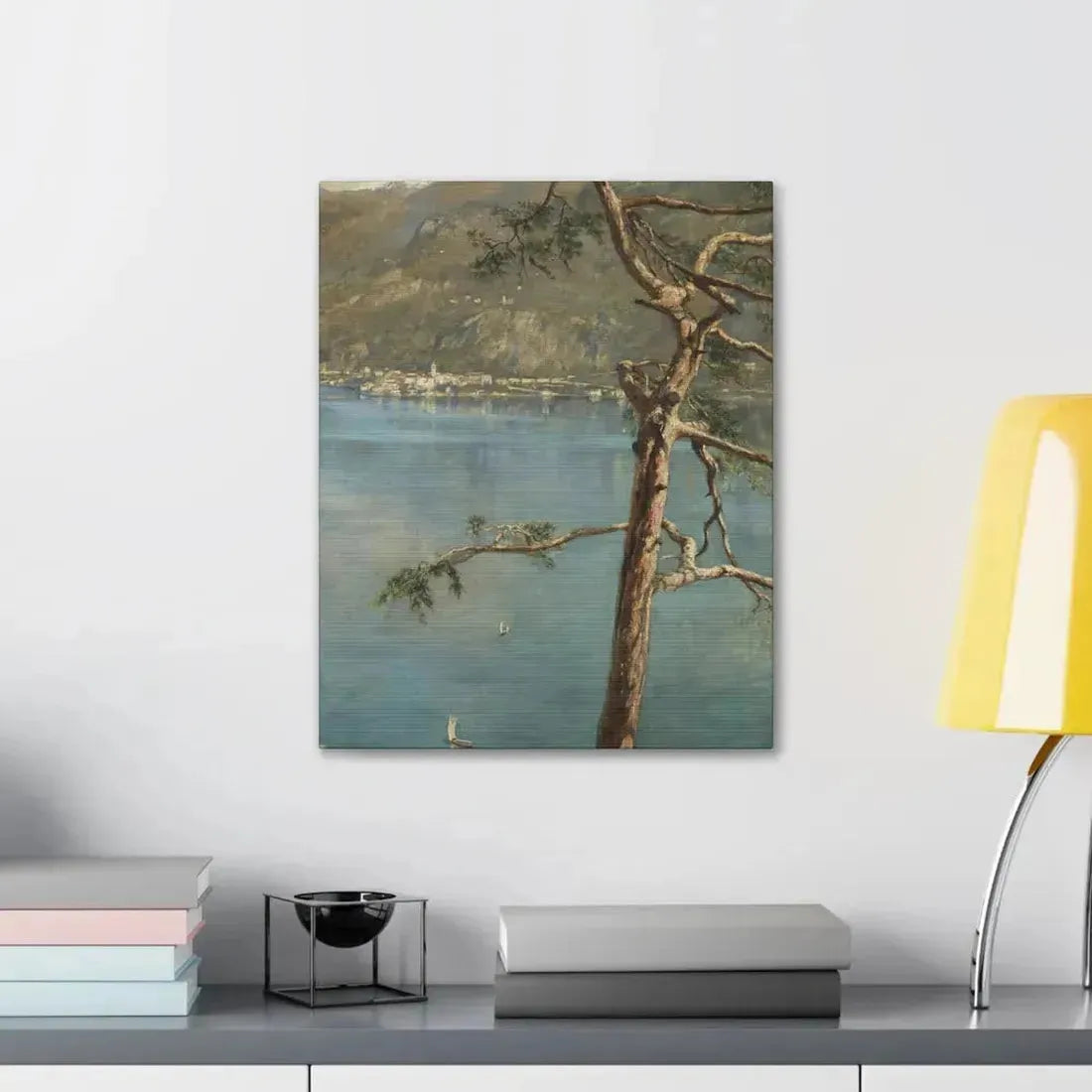 John Collier (1850-1934) Spring at Cadenabbia - Canvas Wall Art - The Sticker Space