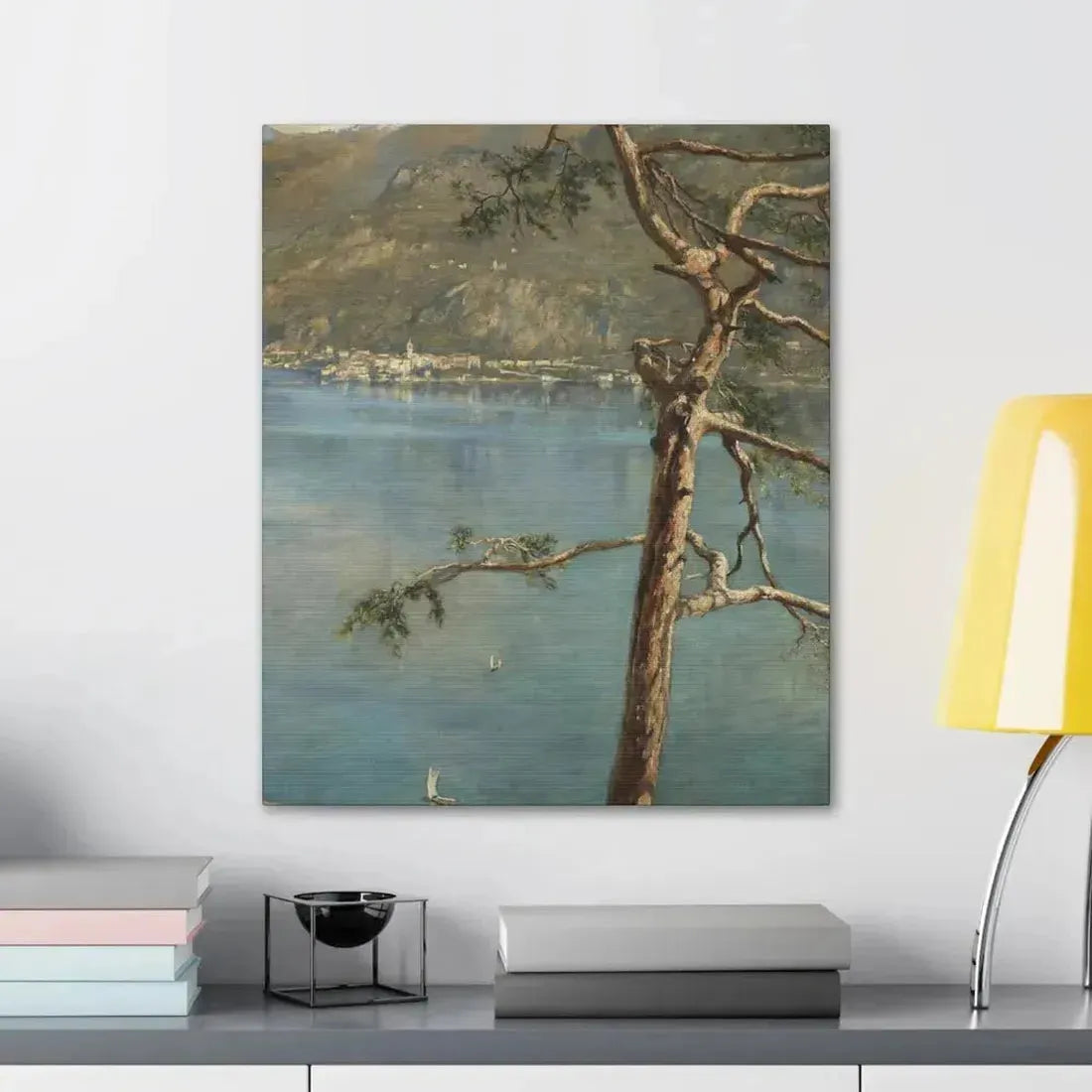 John Collier (1850-1934) Spring at Cadenabbia - Canvas Wall Art - The Sticker Space