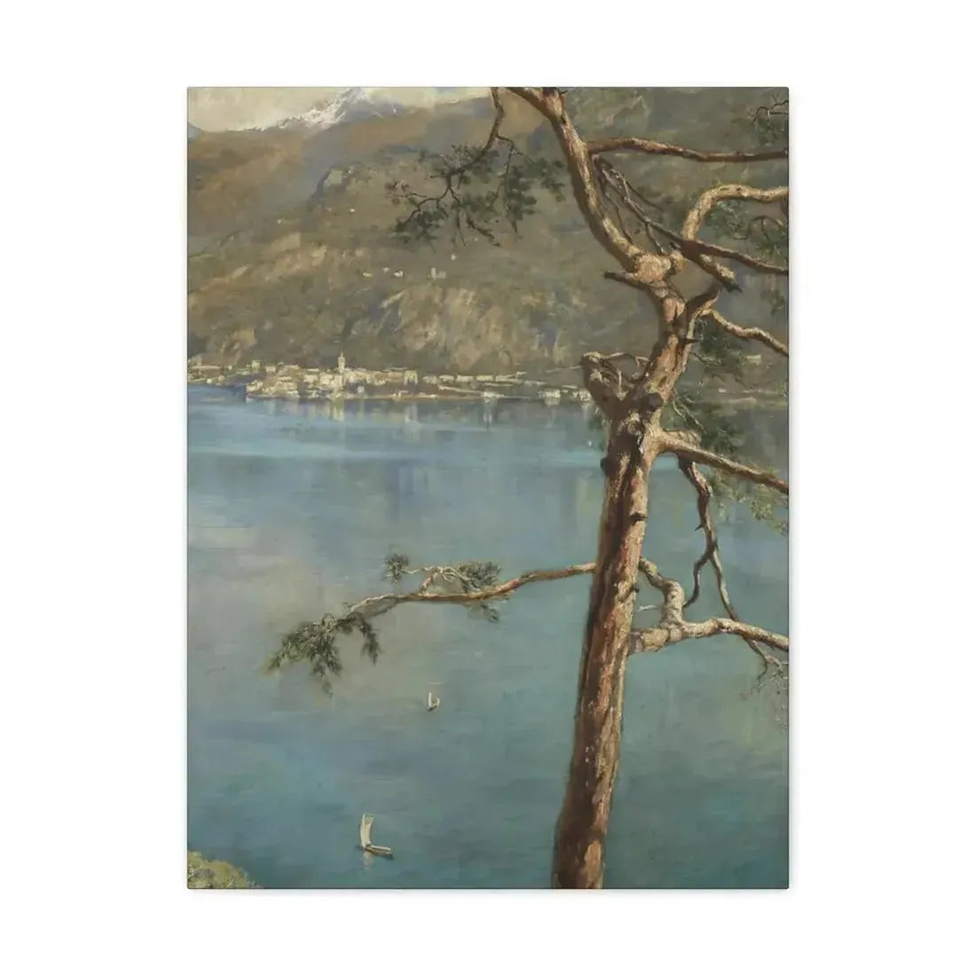 John Collier (1850-1934) Spring at Cadenabbia - Canvas Wall Art - The Sticker Space