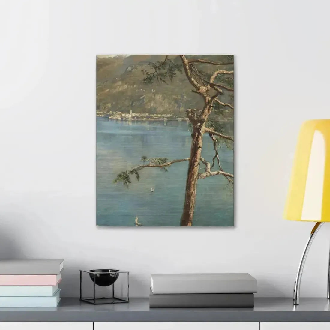 John Collier (1850-1934) Spring at Cadenabbia - Canvas Wall Art - The Sticker Space