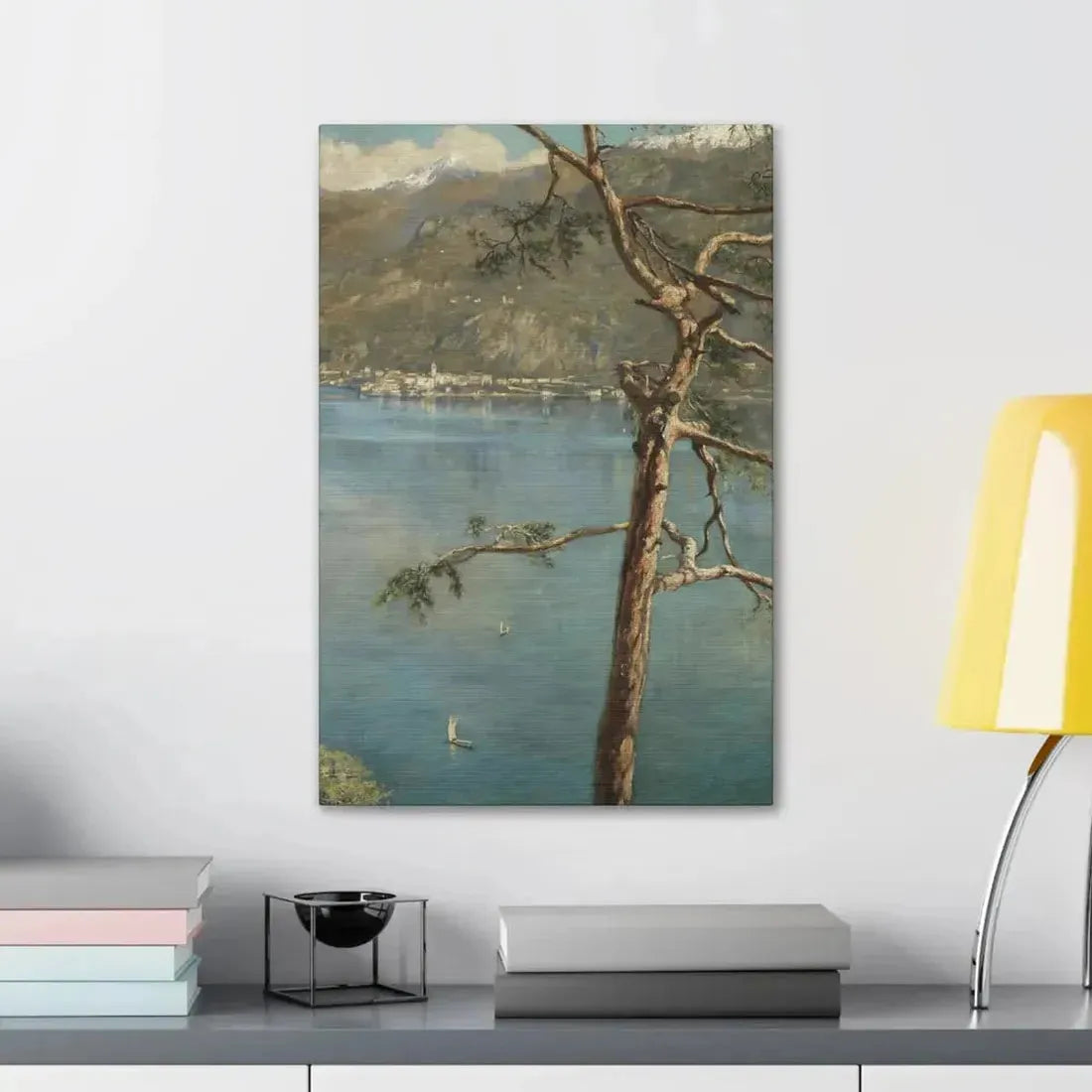 John Collier (1850-1934) Spring at Cadenabbia - Canvas Wall Art - The Sticker Space