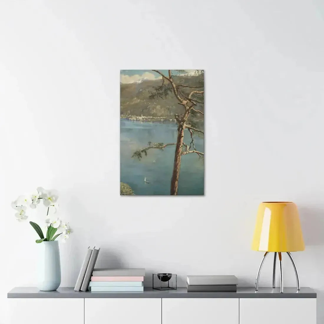 John Collier (1850-1934) Spring at Cadenabbia - Canvas Wall Art - The Sticker Space