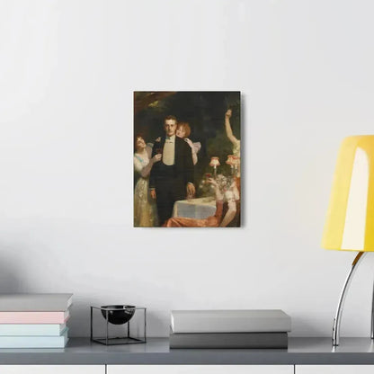 John Collier (1850-1934) The Garden Party - Canvas Wall Art - The Sticker Space