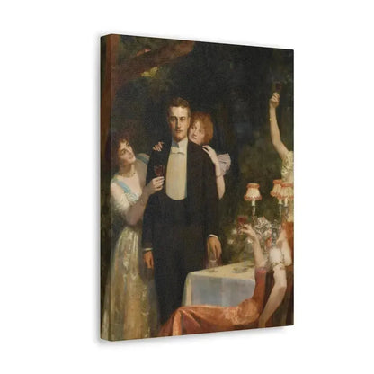 John Collier (1850-1934) The Garden Party - Canvas Wall Art - The Sticker Space