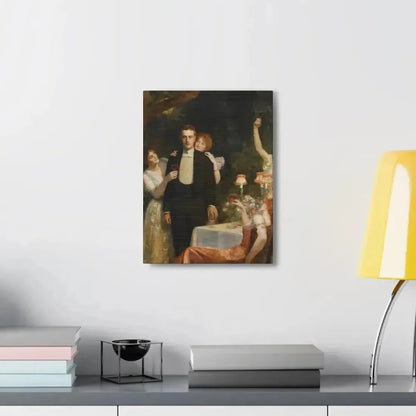 John Collier (1850-1934) The Garden Party - Canvas Wall Art - The Sticker Space