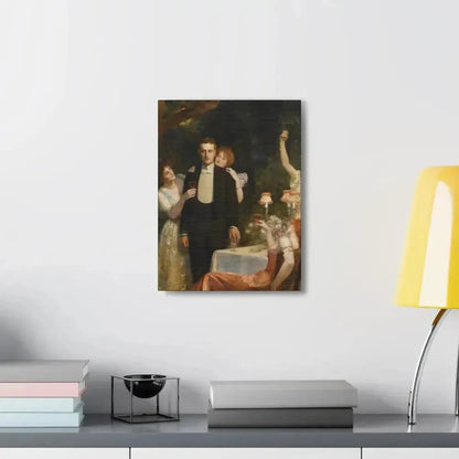 John Collier (1850-1934) The Garden Party - Canvas Wall Art - The Sticker Space