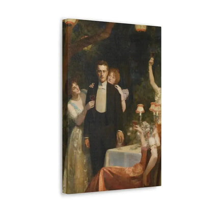 John Collier (1850-1934) The Garden Party - Canvas Wall Art - The Sticker Space