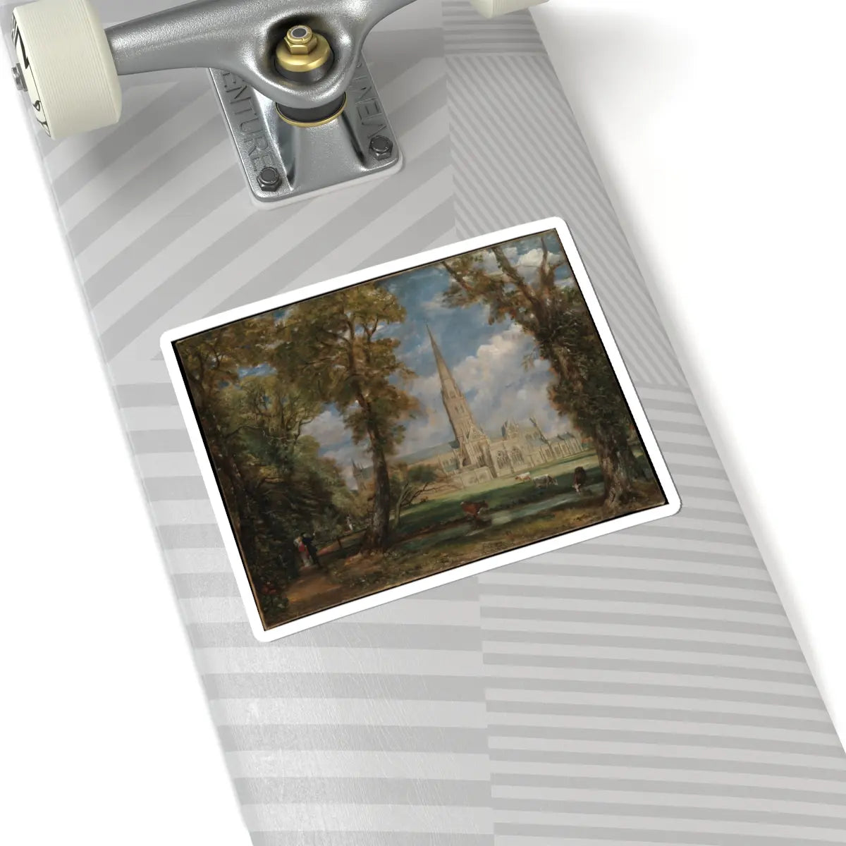 SKU:TSS-STICK-JHNCNS-6X6-2 Sizes:6" × 6" Types:White