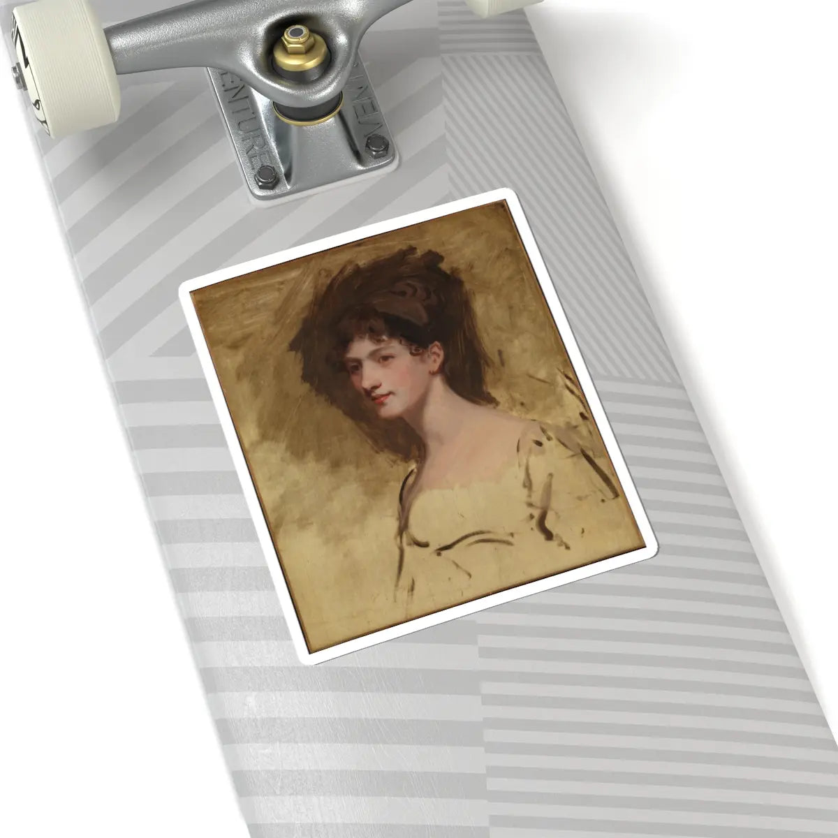 SKU:TSS-STICK-JHNHPP-6X6-1N1TQ Sizes:6" × 6" Types:White