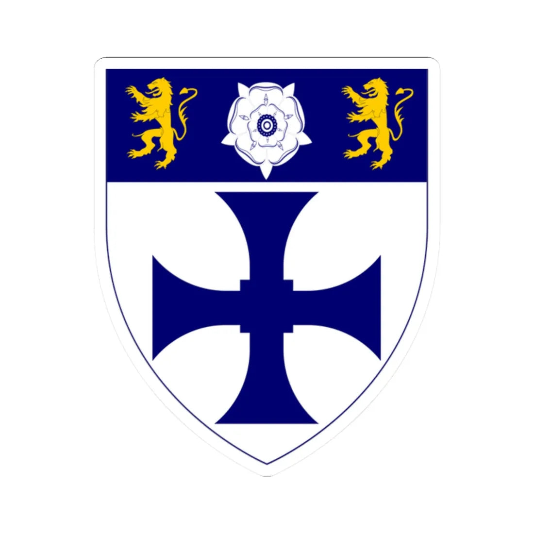John Snow College Durham (England) (Coat of Arms) STICKER Vinyl Kiss-Cut Decal 2 Inch White - The Sticker Space