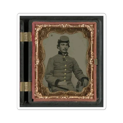 John W. Anthony of Company B, 11Th Virginia Infantry Regiment, Southern Guards (U.S. Civil War) STICKER Vinyl Kiss-Cut Decal 4 Inch White - The Sticker Space