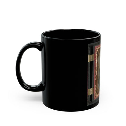 John W. Anthony Of Company B, 11th Virginia Infantry Regiment, Southern Guards (U.S. Civil War) Black Coffee Mug-The Sticker Space