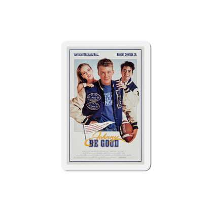 Johnny Be Good 1988 Movie Poster Die-Cut Magnet-3" x 3"-The Sticker Space