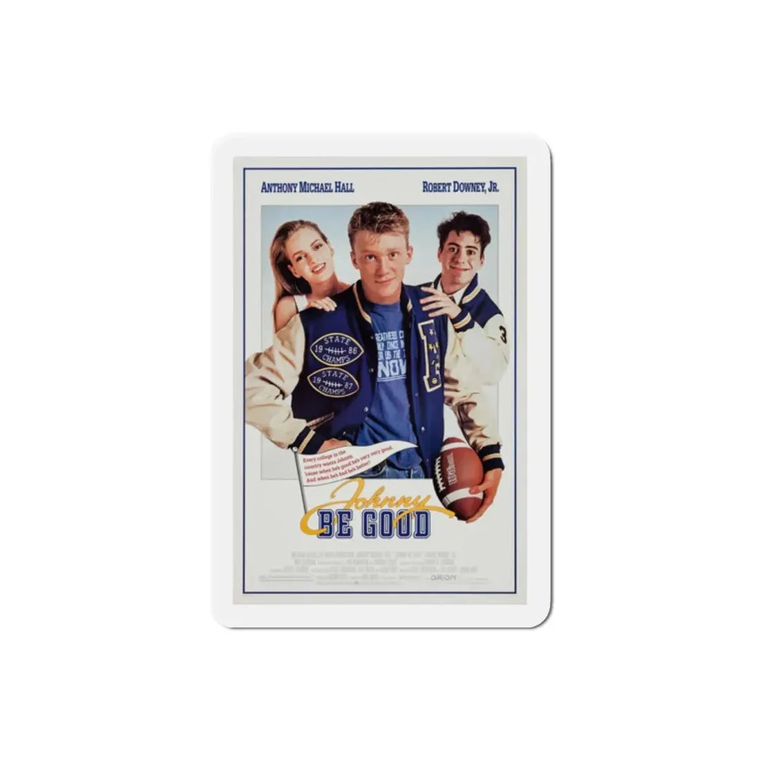 Johnny Be Good 1988 Movie Poster Refrigerator Magnet - The Sticker Space