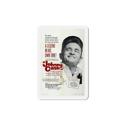 Johnny Cash The Man His World His Music 1969 Movie Poster Refrigerator Magnet 5 Inch - The Sticker Space