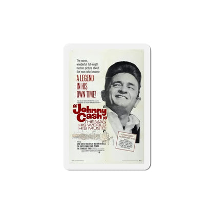Johnny Cash The Man His World His Music 1969 Movie Poster Refrigerator Magnet - The Sticker Space