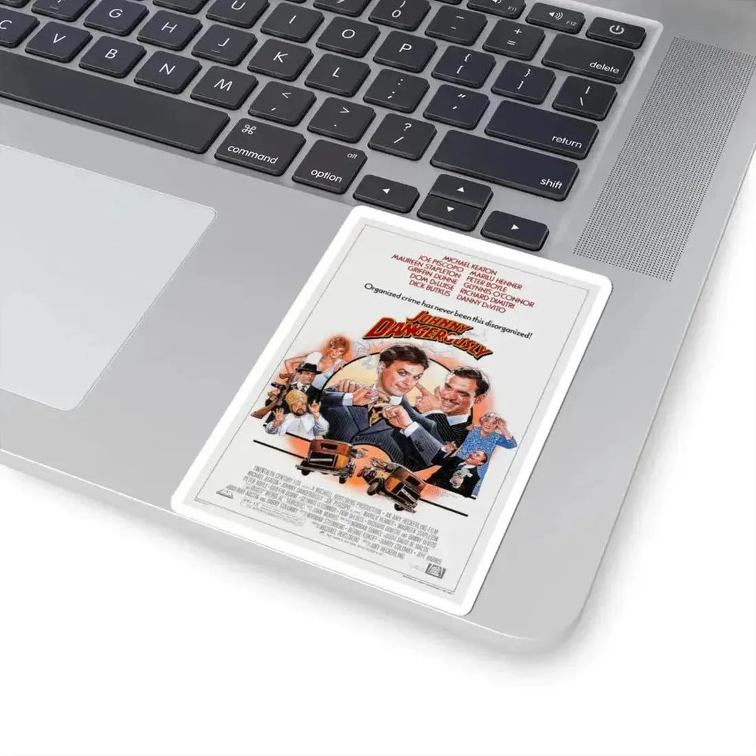 Johnny Dangerously 1984 Movie Poster - STICKER Vinyl Kiss-Cut Decal - The Sticker Space