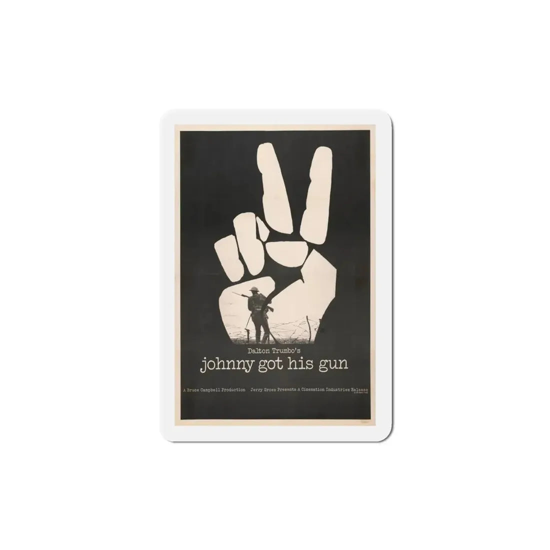 Johnny Got His Gun 1971 Movie Poster Refrigerator Magnet - The Sticker Space