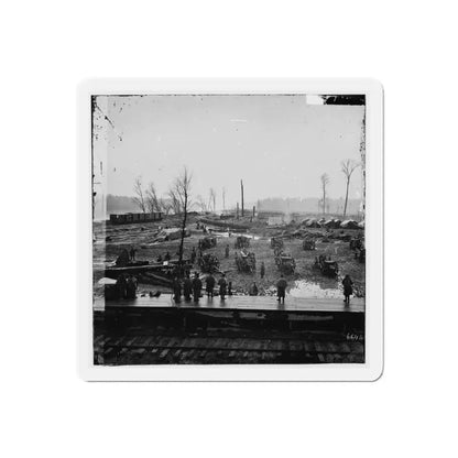 Johnsonville, Tenn. Camp Of Tennessee Colored Battery (U.S. Civil War) Refrigerator Magnet 6 Inch Die-Cut - The Sticker Space