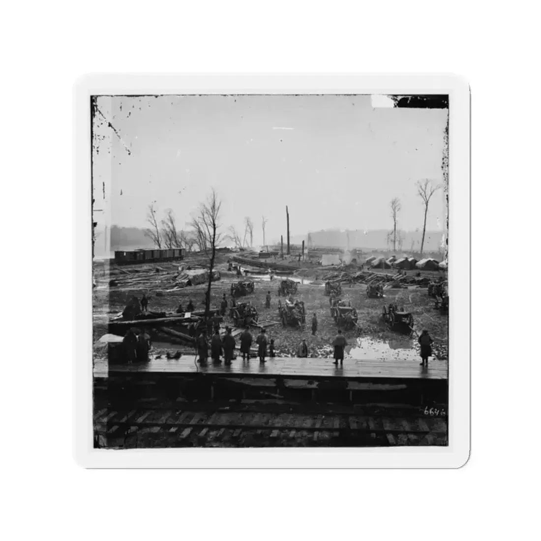 Johnsonville, Tenn. Camp Of Tennessee Colored Battery (U.S. Civil War) Refrigerator Magnet - The Sticker Space