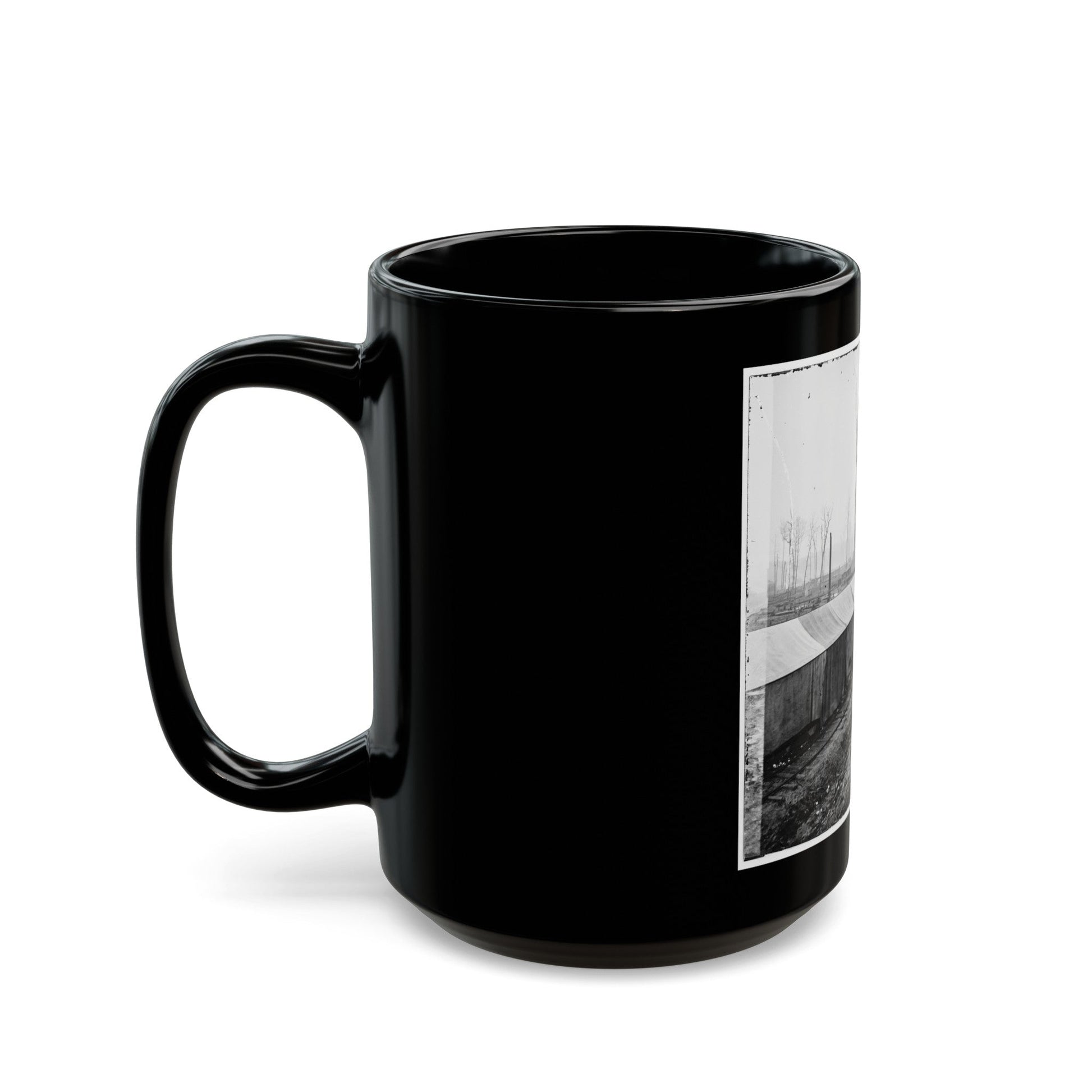 Johnsonville, Tenn. Federal Army Depot (U.S. Civil War) Black Coffee Mug-The Sticker Space