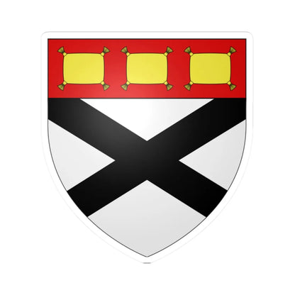 Johnstone arms (Scotland) (Coat of Arms) STICKER Vinyl Kiss-Cut Decal 2 Inch White - The Sticker Space