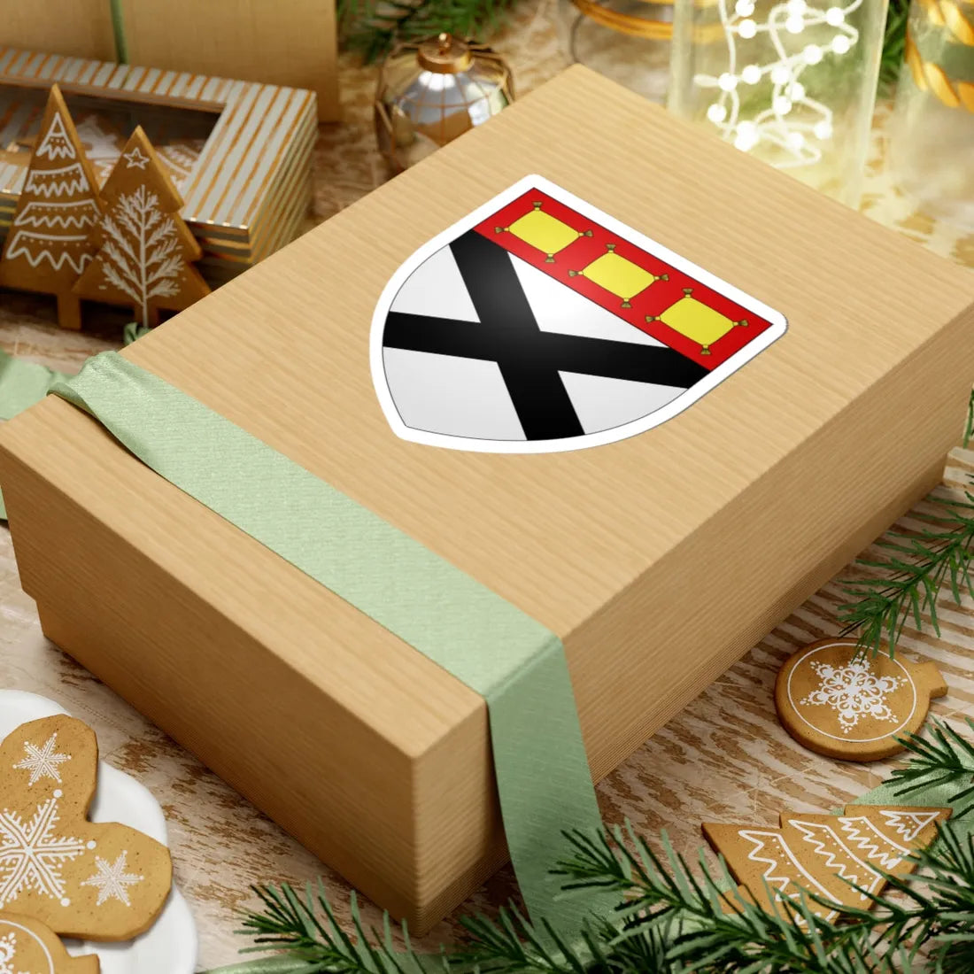 Johnstone arms (Scotland) (Coat of Arms) STICKER Vinyl Kiss-Cut Decal - The Sticker Space