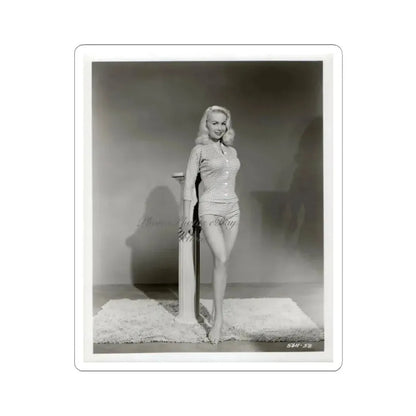 Joi Lansing #132 (Vintage Female Icon) STICKER Vinyl Kiss-Cut Decal 2 Inch White - The Sticker Space