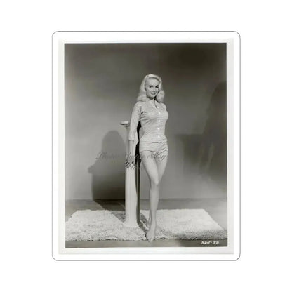 Joi Lansing #132 (Vintage Female Icon) STICKER Vinyl Kiss-Cut Decal 4 Inch White - The Sticker Space