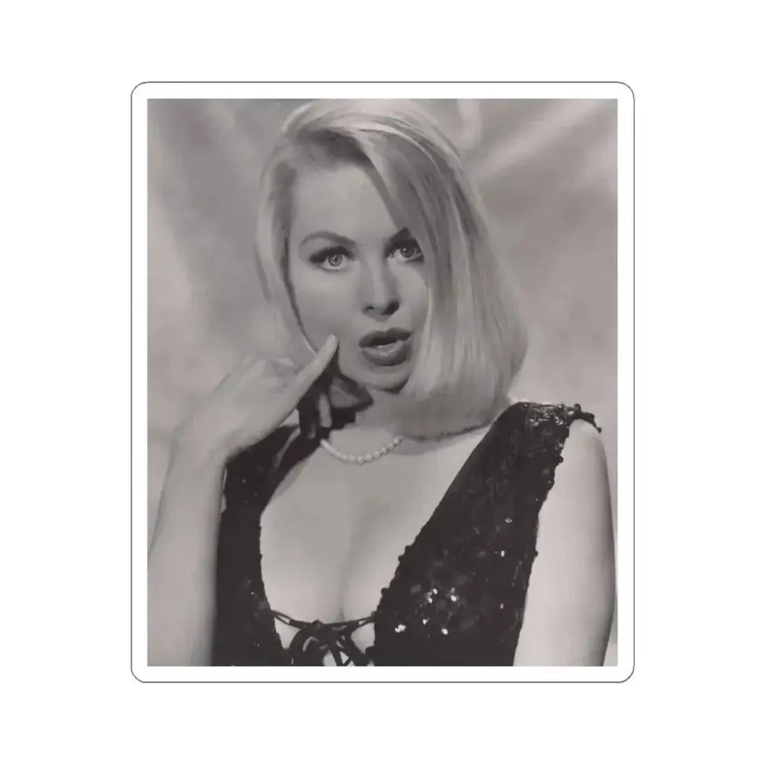 Joi Lansing #165 (Vintage Female Icon) STICKER Vinyl Kiss-Cut Decal 4 Inch White - The Sticker Space