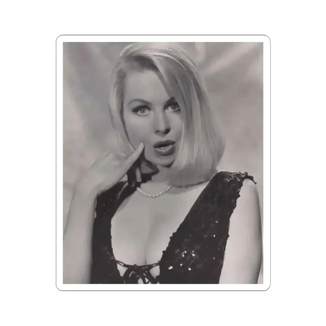 Joi Lansing #165 (Vintage Female Icon) STICKER Vinyl Kiss-Cut Decal 6 Inch White - The Sticker Space