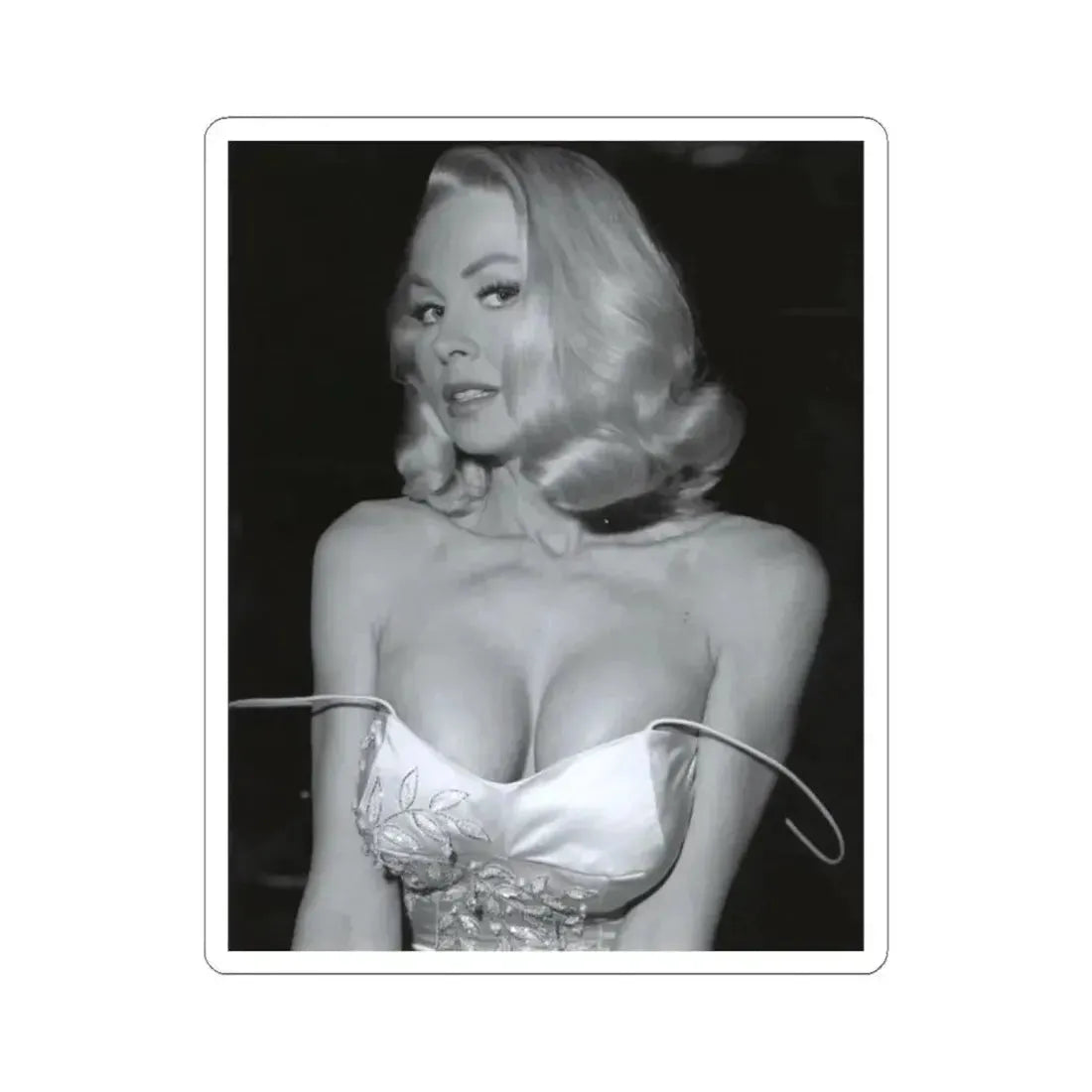 Joi Lansing #183 (Vintage Female Icon) STICKER Vinyl Kiss-Cut Decal 4 Inch White - The Sticker Space