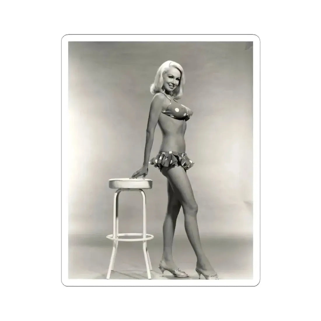Joi Lansing #191 (Vintage Female Icon) STICKER Vinyl Kiss-Cut Decal 3 Inch White - The Sticker Space