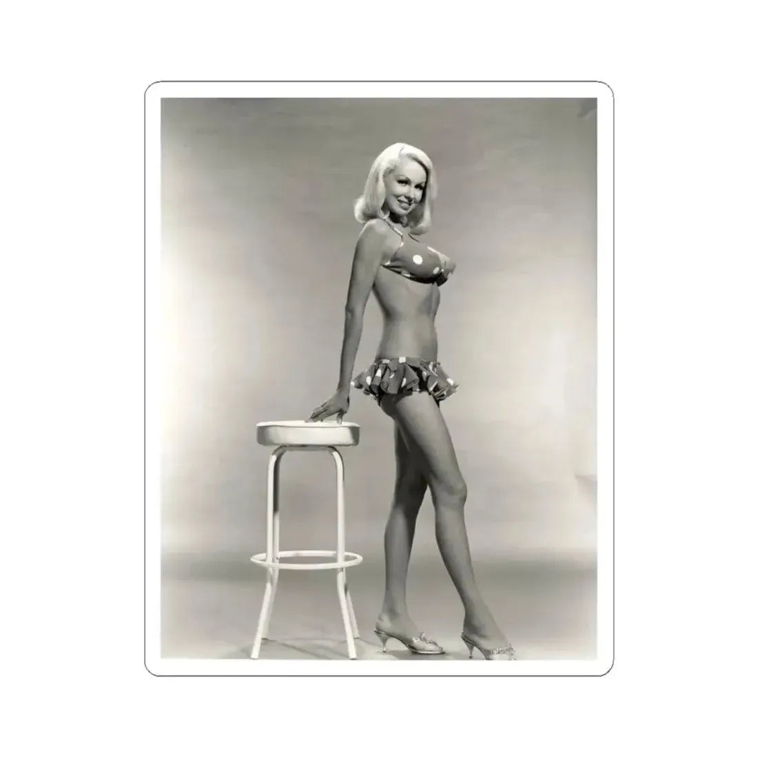 Joi Lansing #191 (Vintage Female Icon) STICKER Vinyl Kiss-Cut Decal 4 Inch White - The Sticker Space
