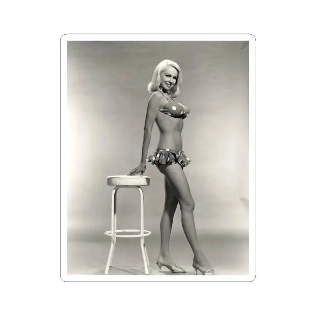 Joi Lansing #191 (Vintage Female Icon) STICKER Vinyl Kiss-Cut Decal 6 Inch White - The Sticker Space