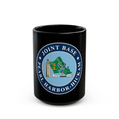 Joint Base Pearl Harbor Hickam (U.S. Navy) Black Coffee Mug-15oz-The Sticker Space