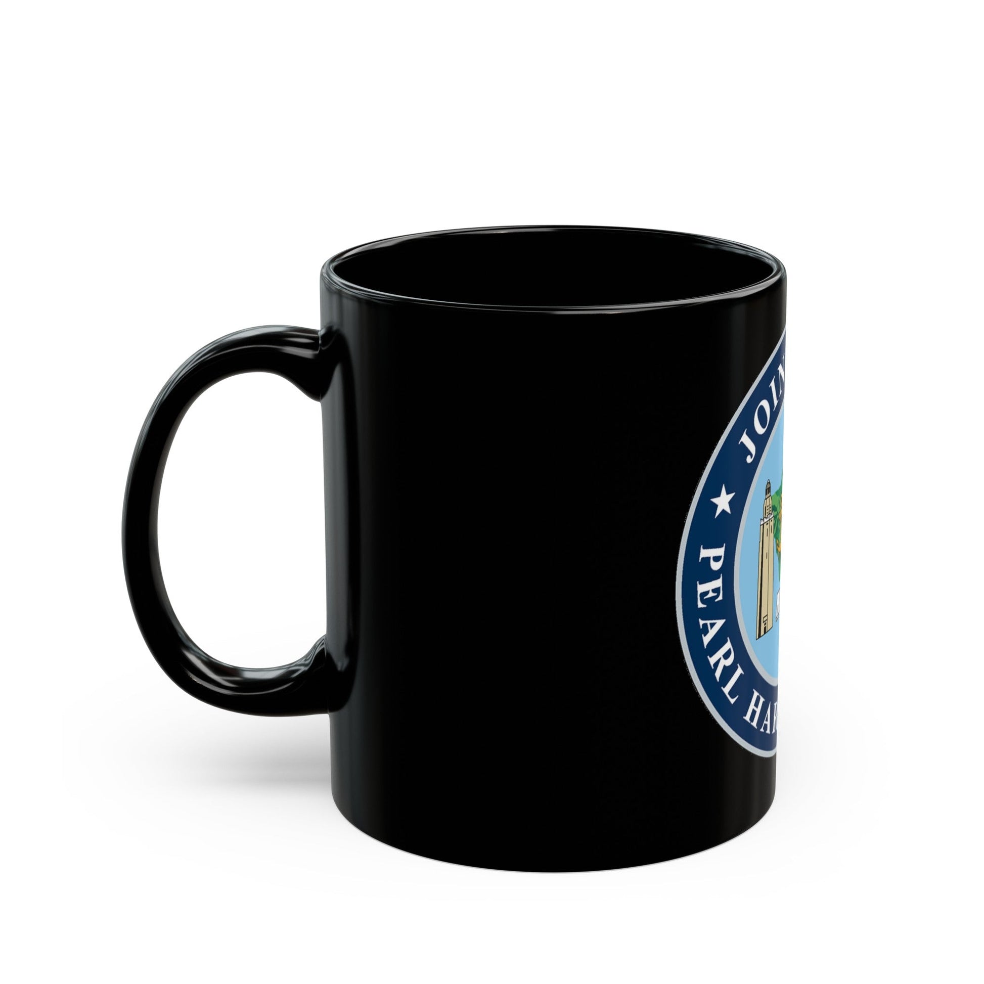 Joint Base Pearl Harbor Hickam (U.S. Navy) Black Coffee Mug-The Sticker Space