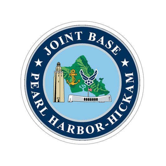 Joint Base Pearl Harbor Hickam (U.S. Navy) STICKER Vinyl Die-Cut Decal-6 Inch-The Sticker Space