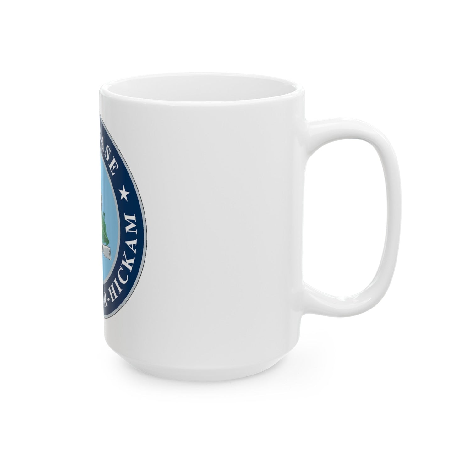 Joint Base Pearl Harbor Hickam (U.S. Navy) White Coffee Mug-The Sticker Space