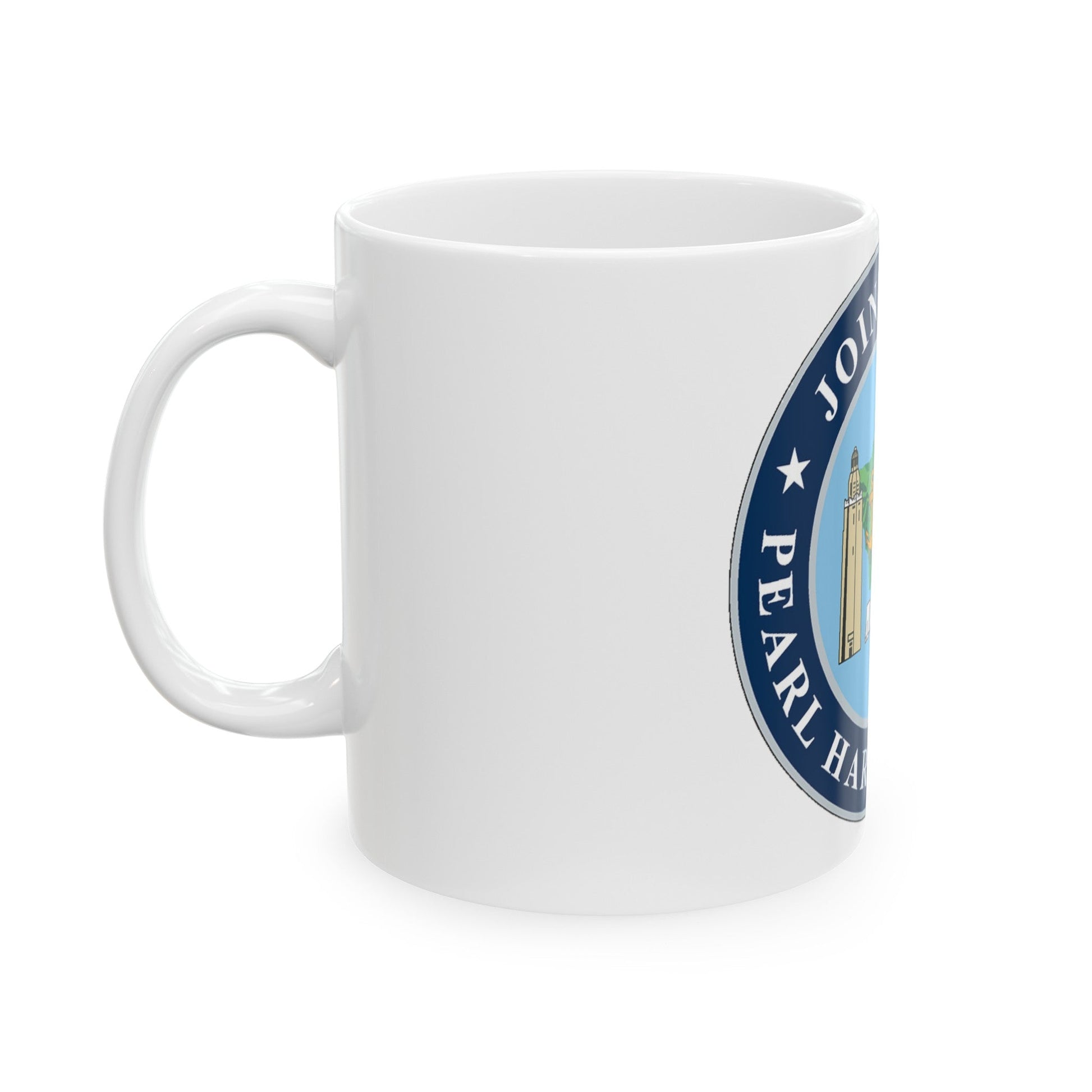 Joint Base Pearl Harbor Hickam (U.S. Navy) White Coffee Mug-The Sticker Space