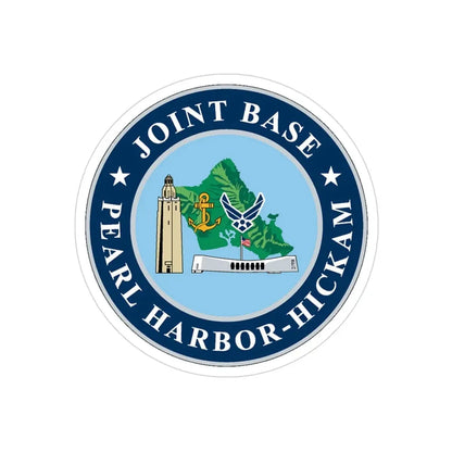 Joint Base Pearl Harbor Hickam (U.S. Navy) Transparent STICKER Die-Cut Vinyl Decal - The Sticker Space