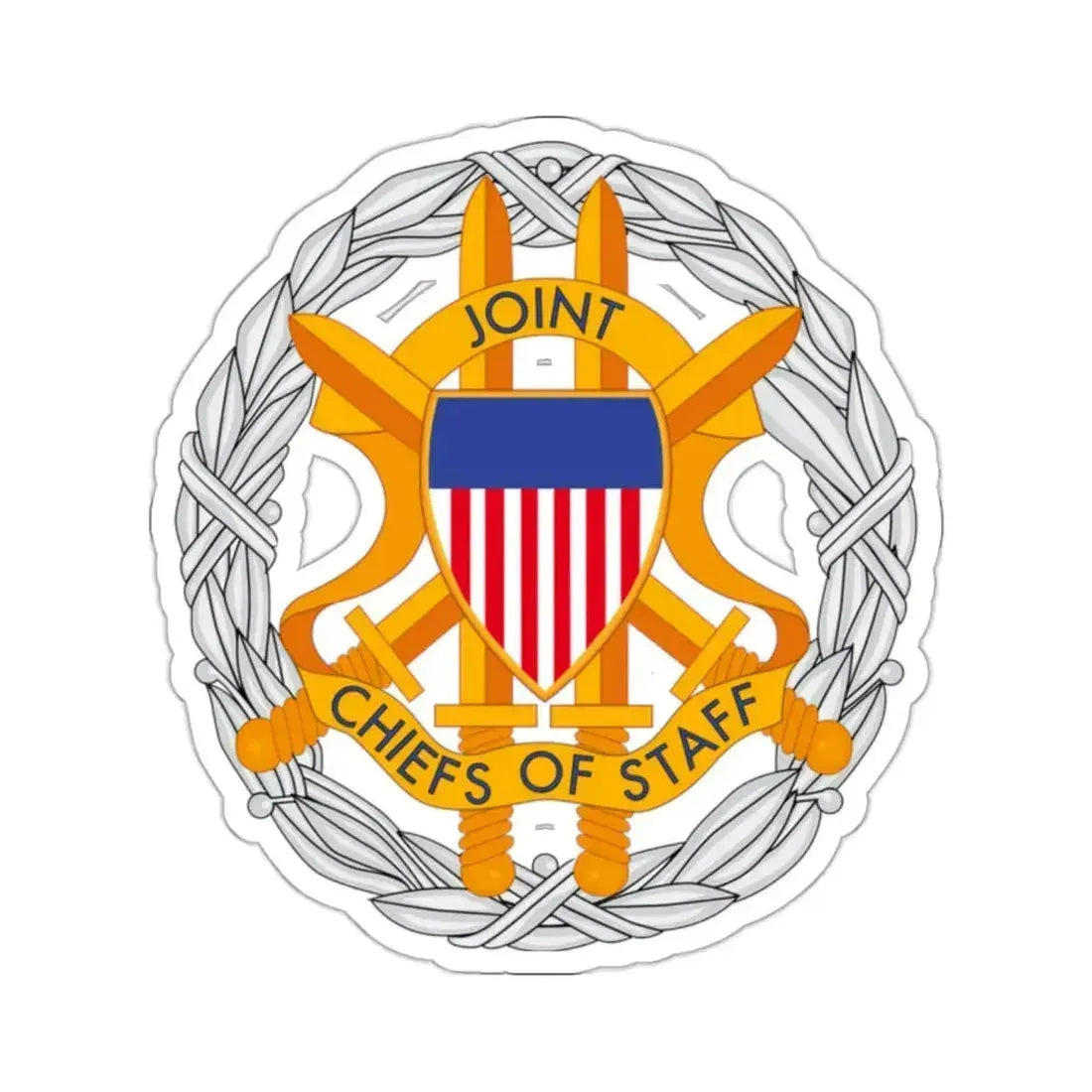 Joint Chiefs of Staff - STICKER Vinyl Kiss-Cut Decal 2 Inch White - The Sticker Space