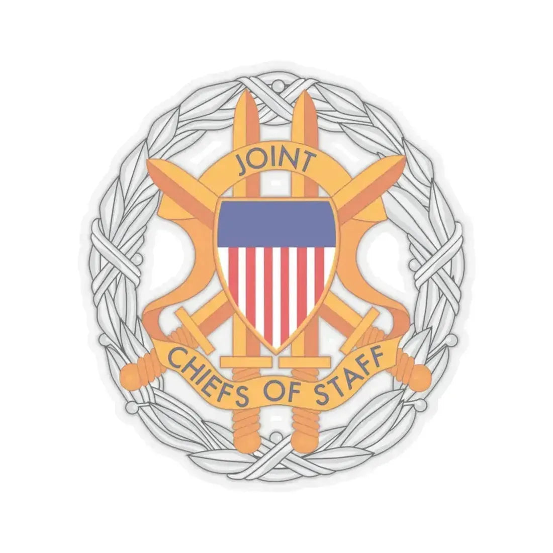 Joint Chiefs of Staff - STICKER Vinyl Kiss-Cut Decal 6 Inch Transparent - The Sticker Space