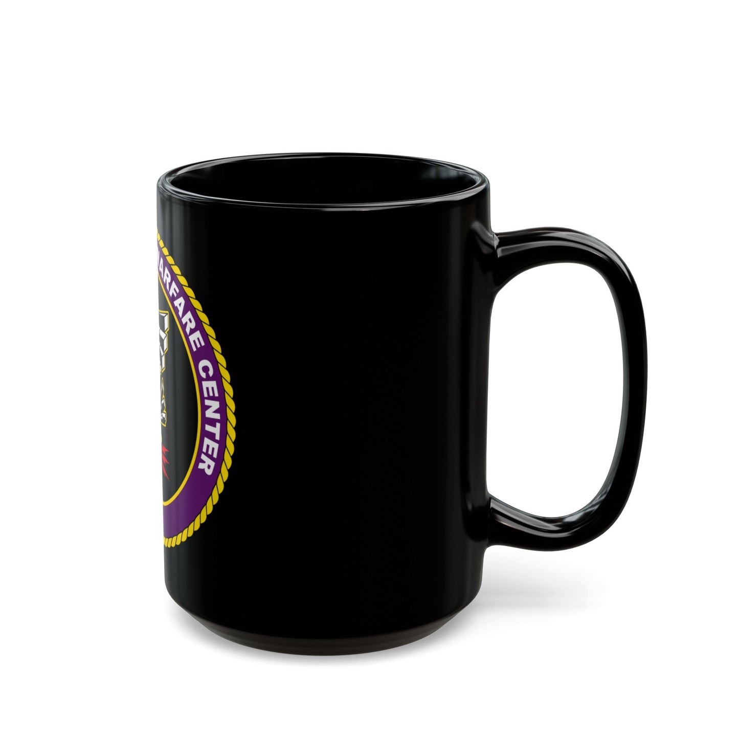 Joint Electronic Warfare Center JEWC (U.S. Air Force) Black Coffee Mug-The Sticker Space