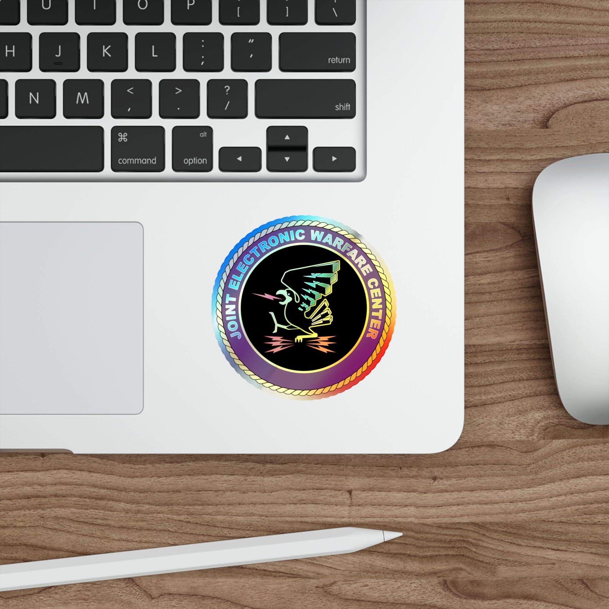 Joint Electronic Warfare Center JEWC (U.S. Air Force) Holographic STICKER Die-Cut Vinyl Decal-The Sticker Space