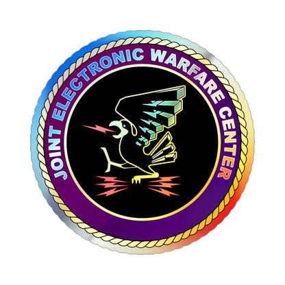 Joint Electronic Warfare Center JEWC (U.S. Air Force) Holographic STICKER Die-Cut Vinyl Decal-2 Inch-The Sticker Space